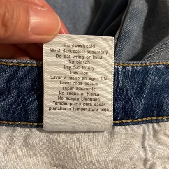 Judy Blue Thermadenim Undone Hem Boyfriend Jean Stretch Released Hem-5/27 - Picture 1 of 12